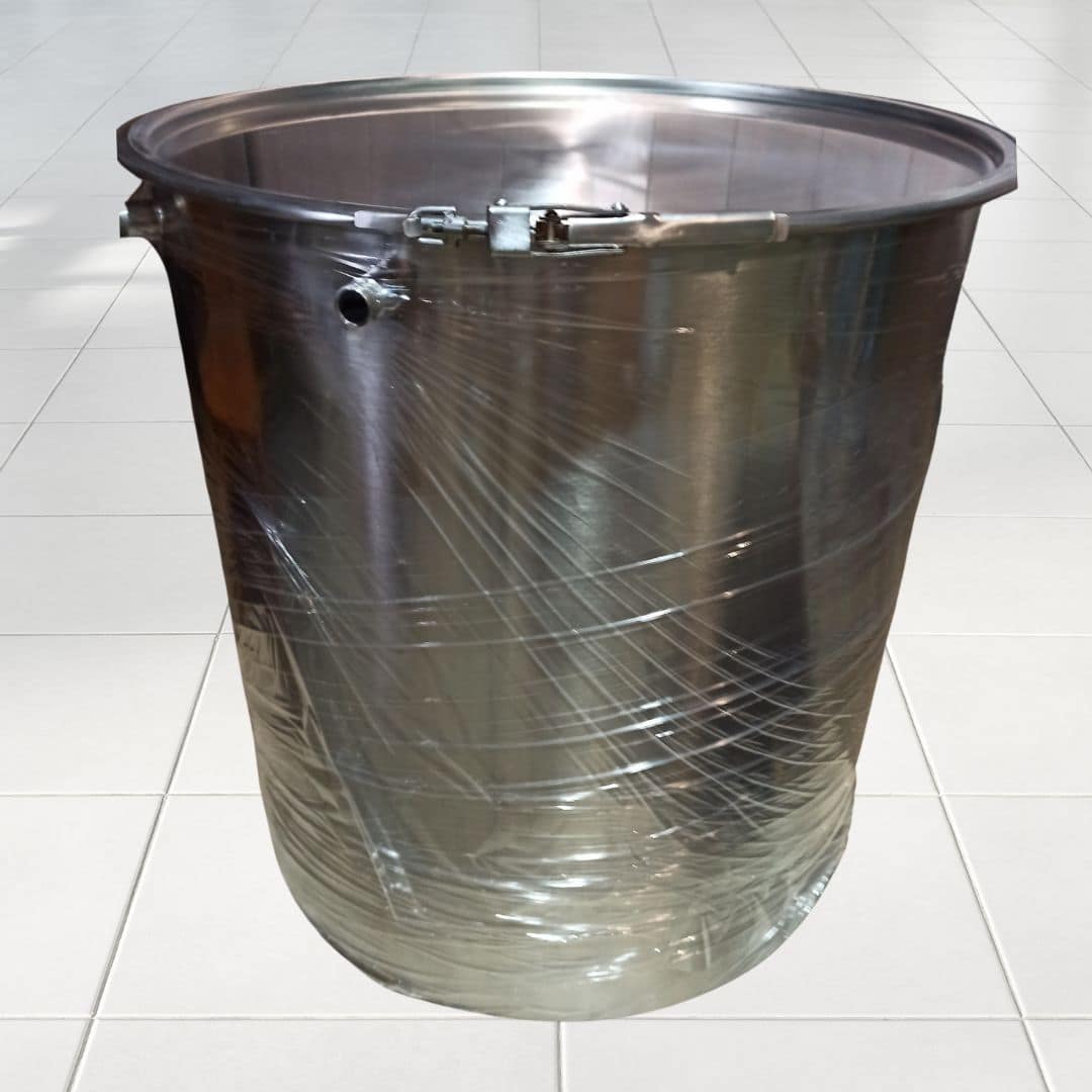 Бочка с горловиной одна бочка, картинка бочка с горловиной, серый фон, вертикальная карточка товара, купить бочку, нержавейка бочка, нержавіюча бочка, купити бочку, бочки україна, barrel stainless? stainless drums