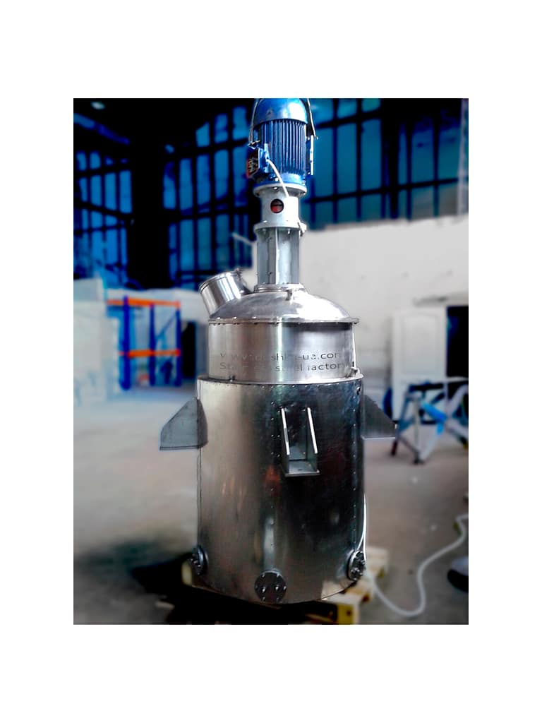 Реактор с диссольвером, картинки реактор. реактор нержавійка, reactor stainless steel, dushka stainless factory